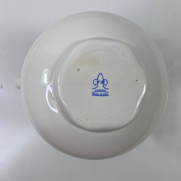 VB Athena Floral Ceramic Pitcher Basin Set Pink Rose Design Decor Vintage - Picture 7 of 11